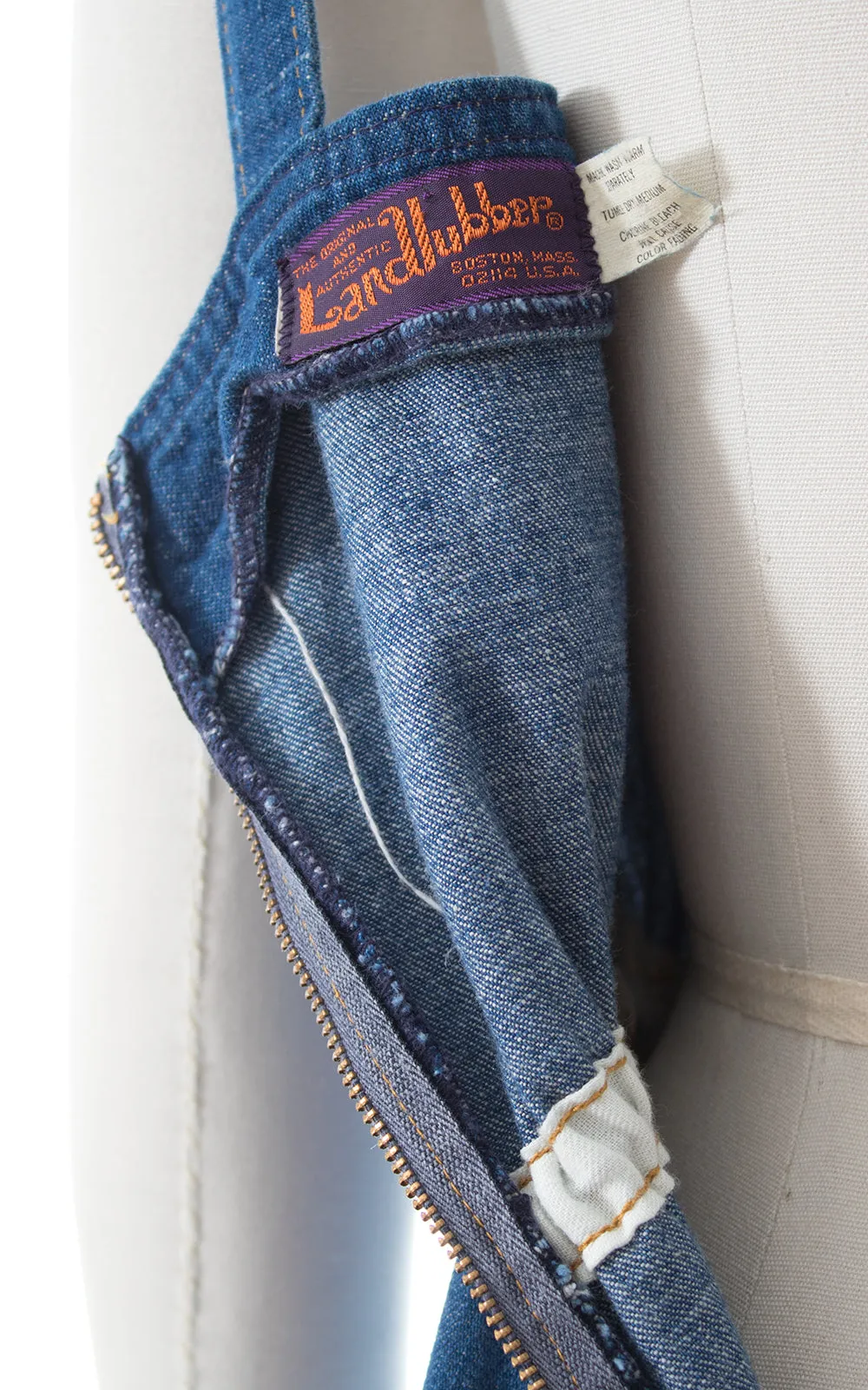 1970s Landlubber Denim Jumpsuit | small