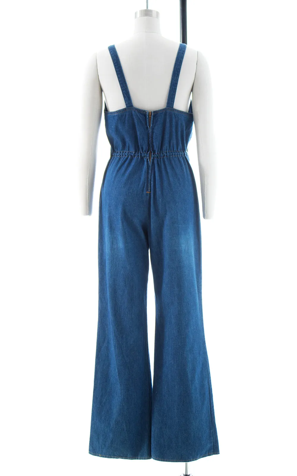 1970s Landlubber Denim Jumpsuit | small