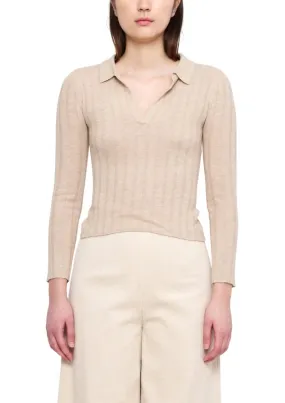 7115 By Szeki - V-Neck Yak Long Sleeve Sweater
