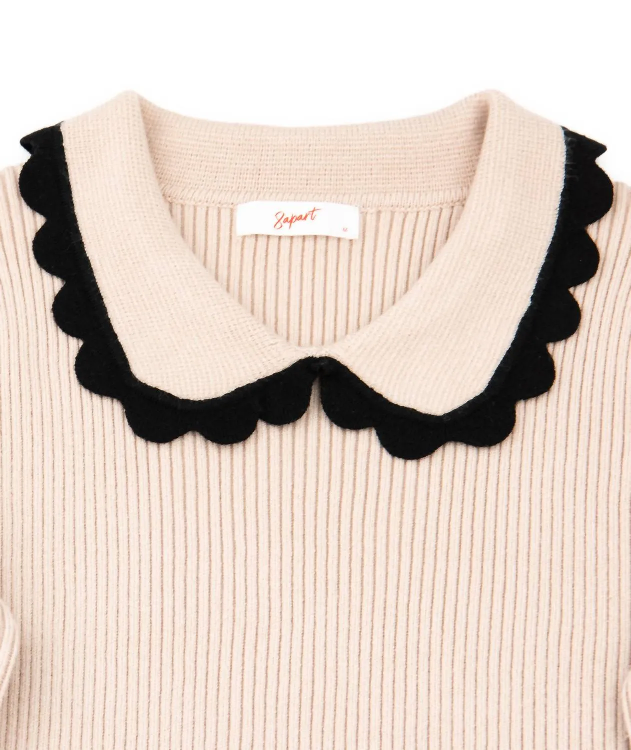8Apart - Women Anika Scallop Collar Sweater