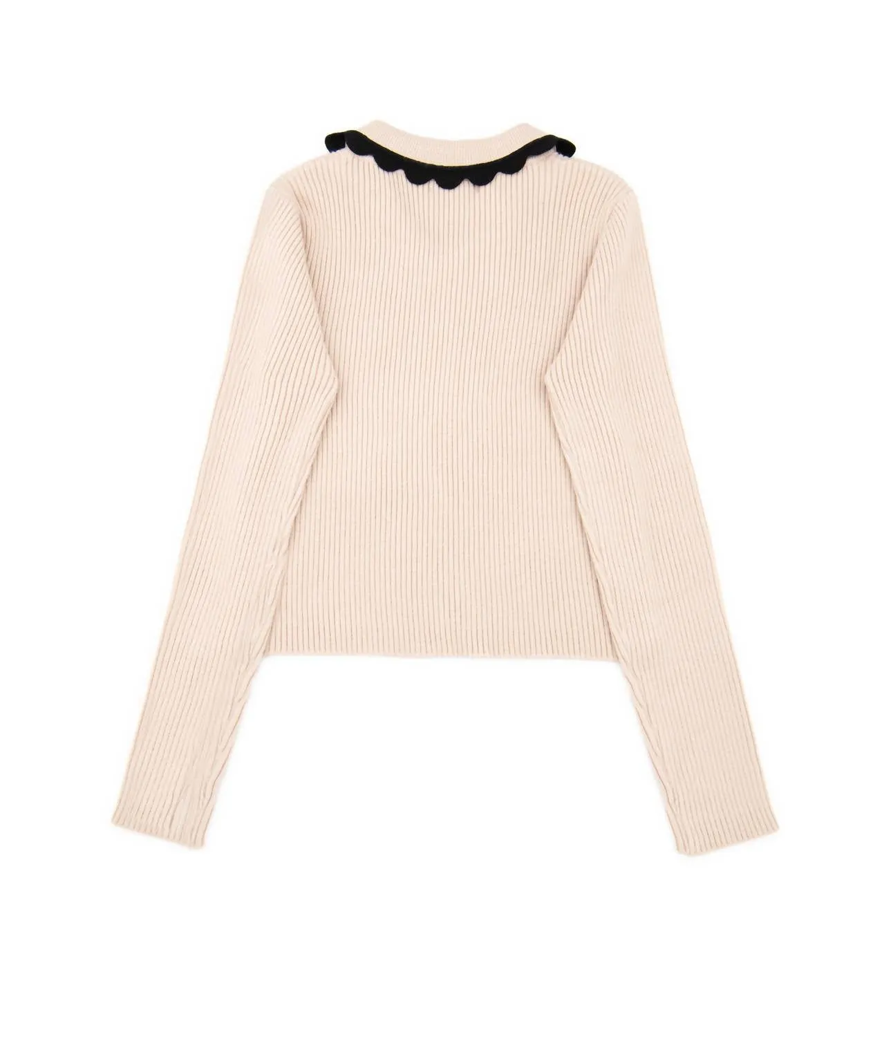8Apart - Women Anika Scallop Collar Sweater