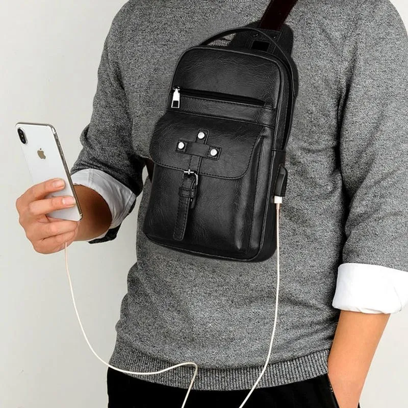 Backpack Waist Shoulder bag compatible with Ebook, Tablet and for Geecoo G1 3G (2019) - Black