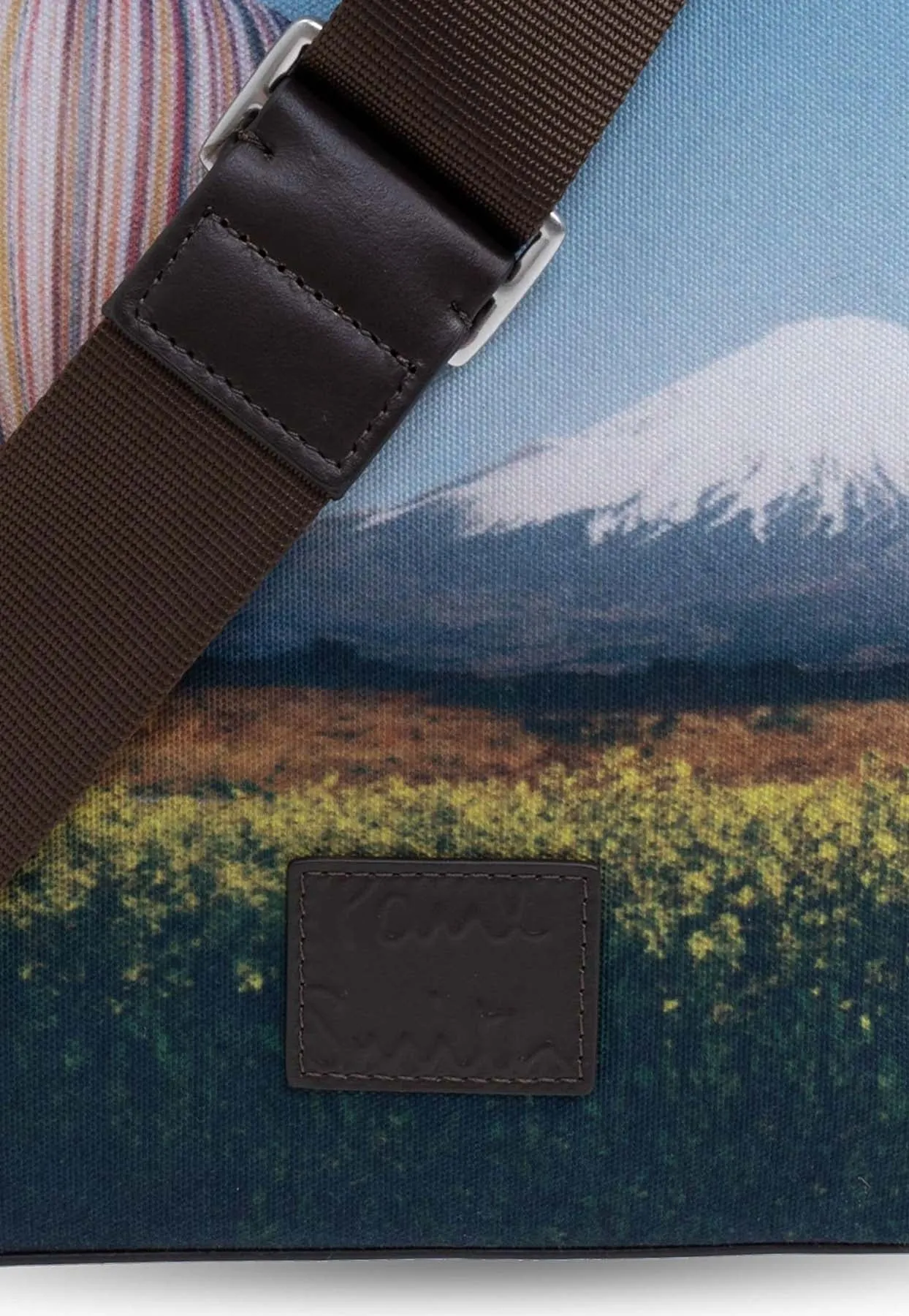 Balloon Mount Fuji Print Shoulder Bag