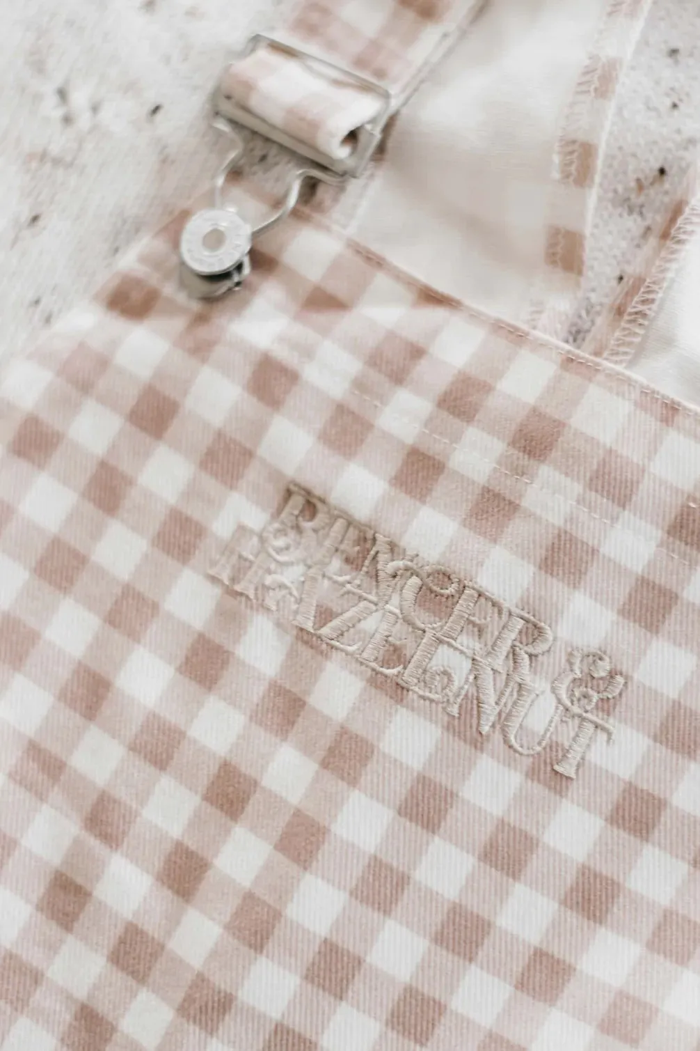 Denim Overalls | Gingham