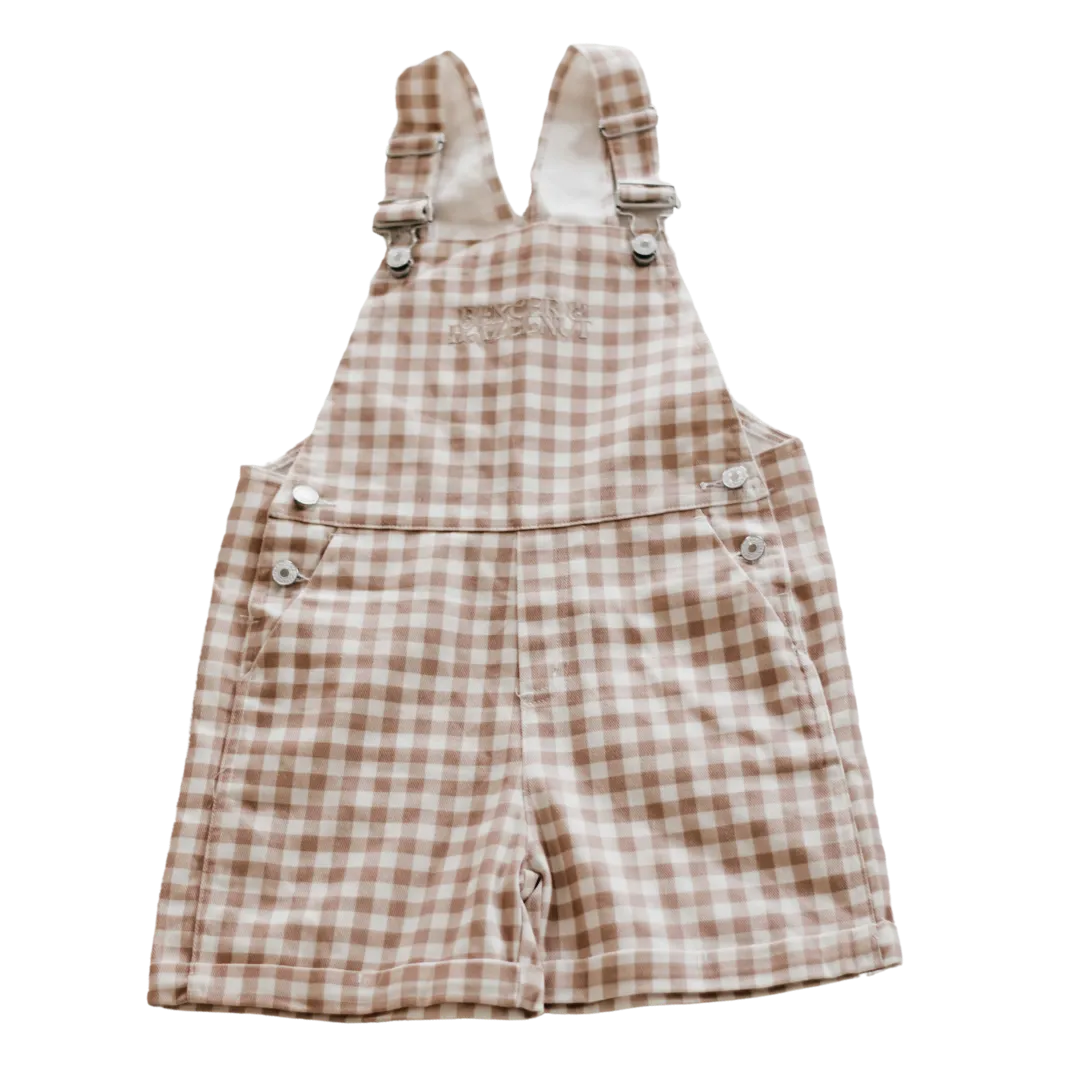 Denim Overalls | Gingham