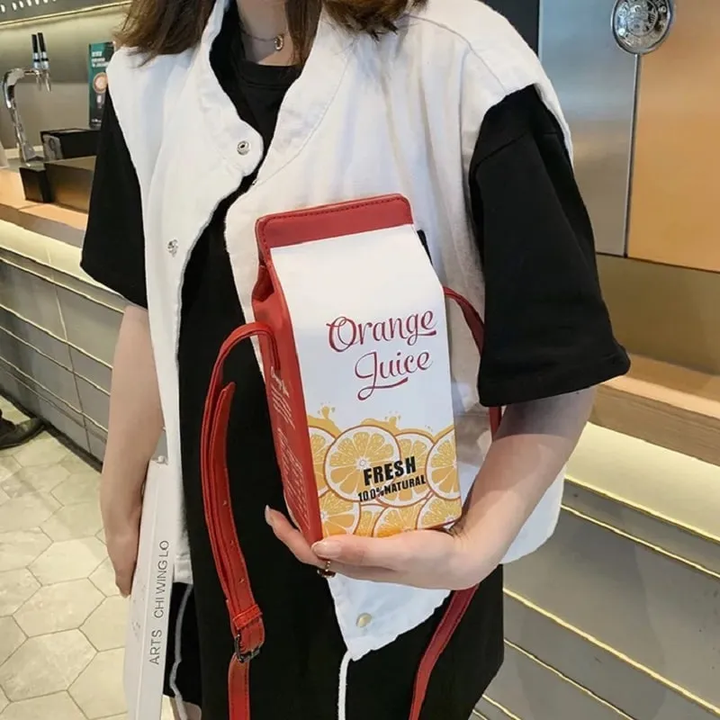 Kawaii Japanese Milk Shoulder Bag