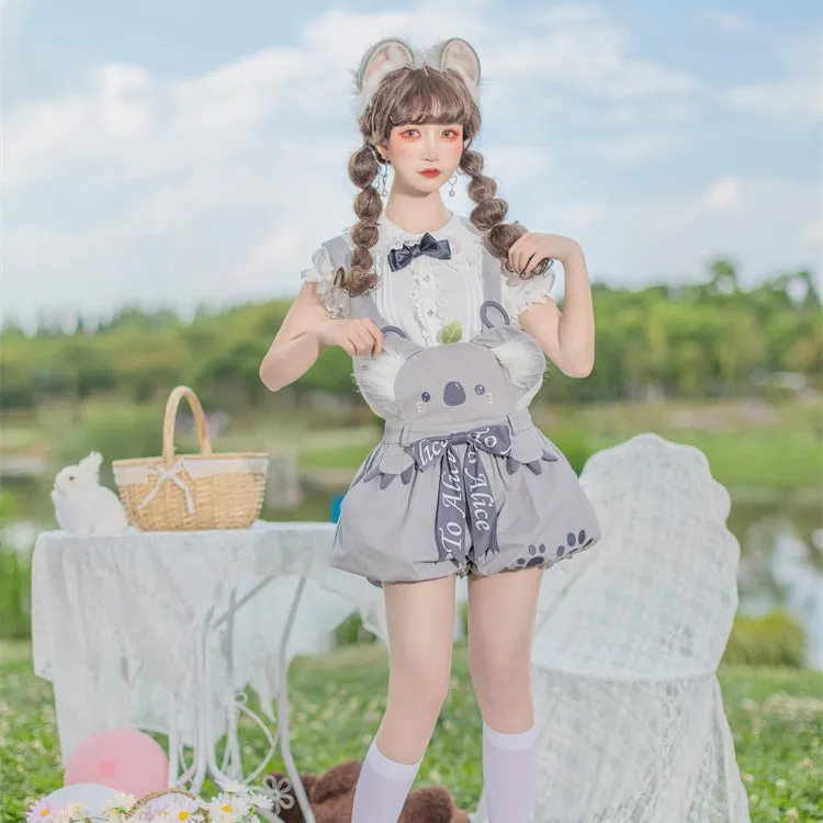 Kawaii Soft Girl Style Overalls