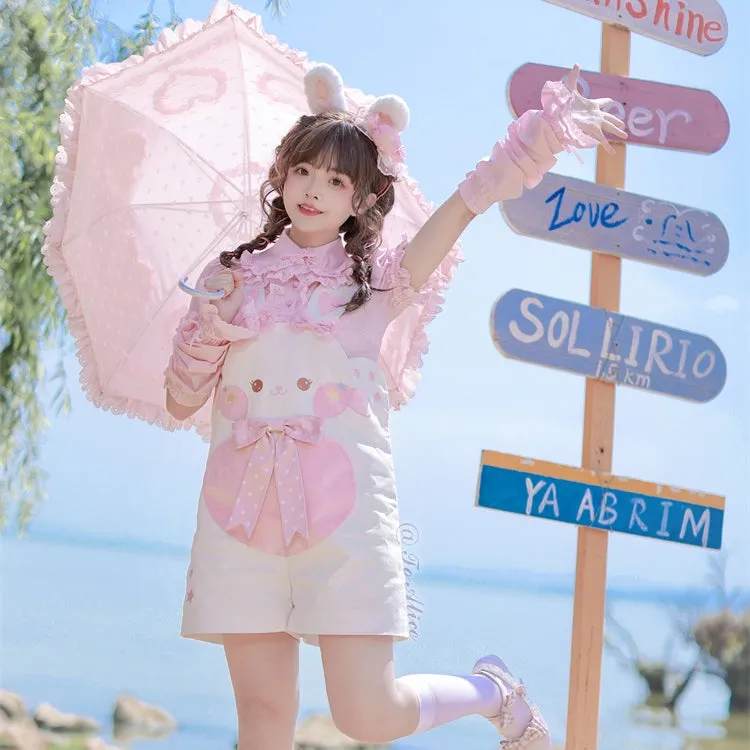 Kawaii Soft Girl Style Overalls