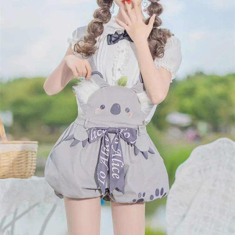 Kawaii Soft Girl Style Overalls