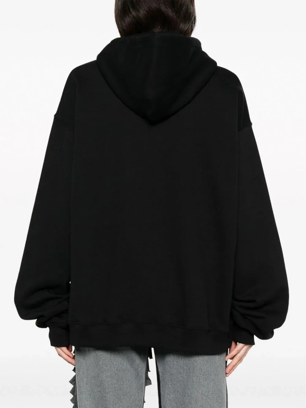 Lightning Graphic Print Hooded Sweatshirt