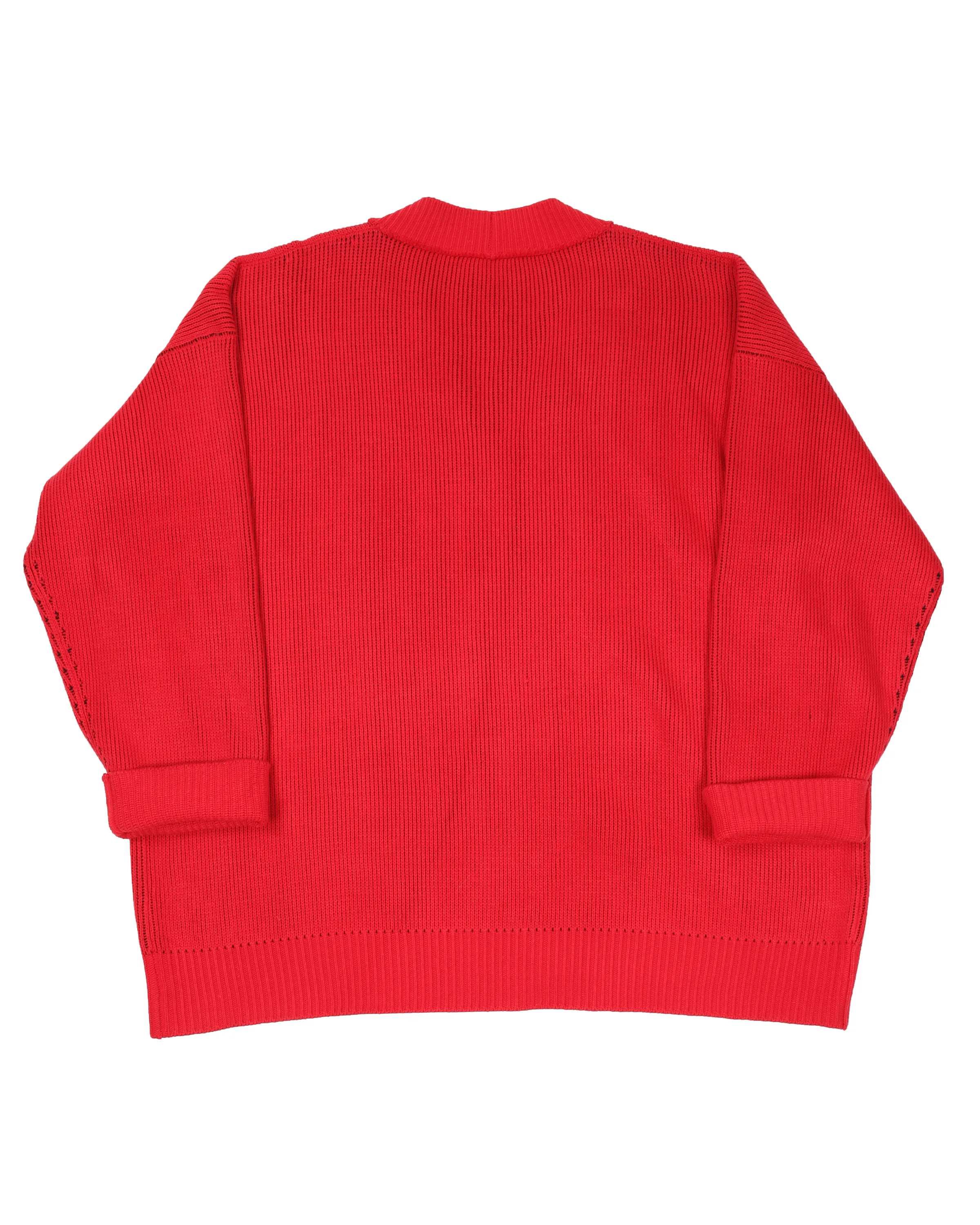Oversized V-Neck Warhol Sweater
