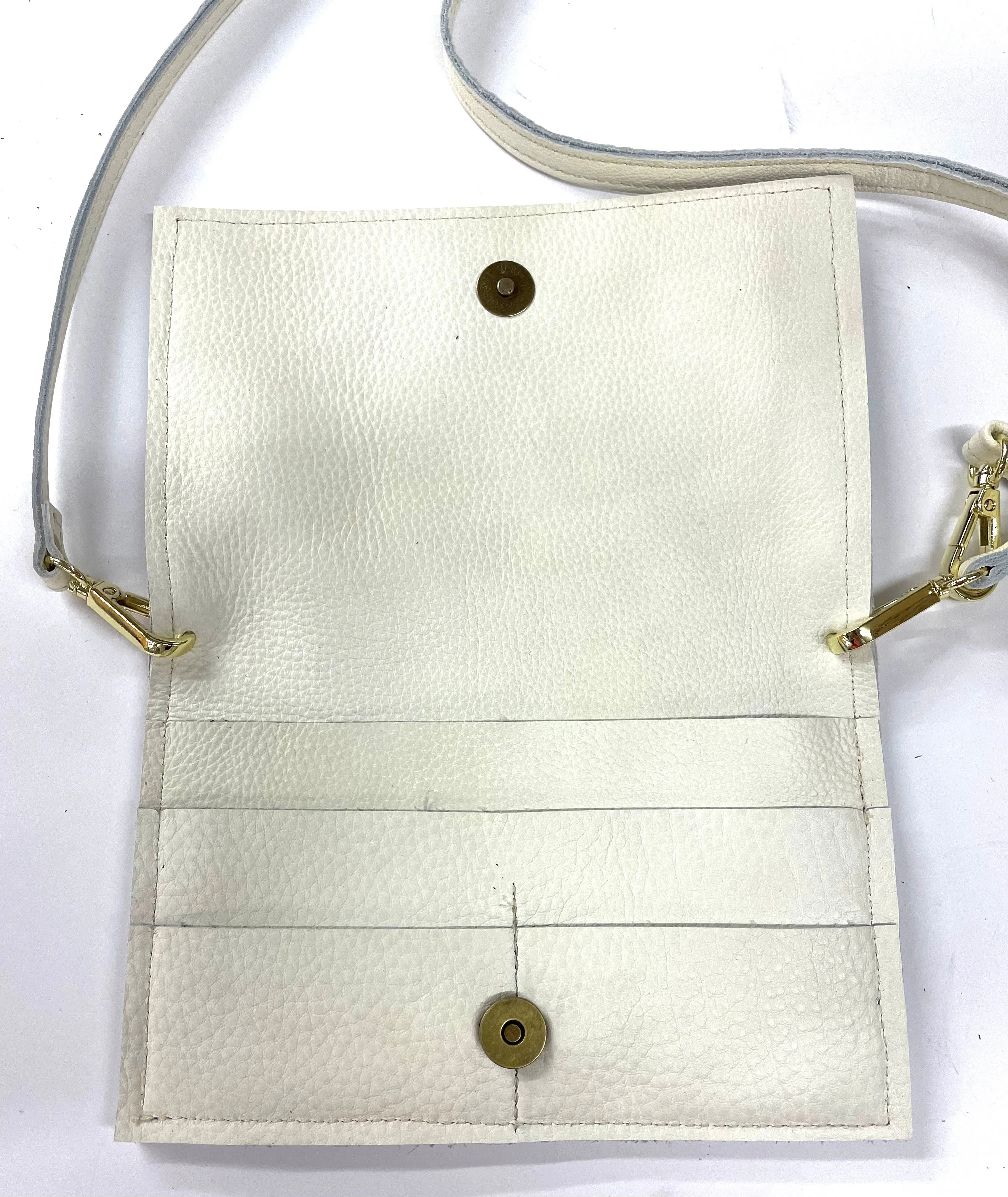 Small Crossbody Kaleidoscope cream with green, pinks, and yellows