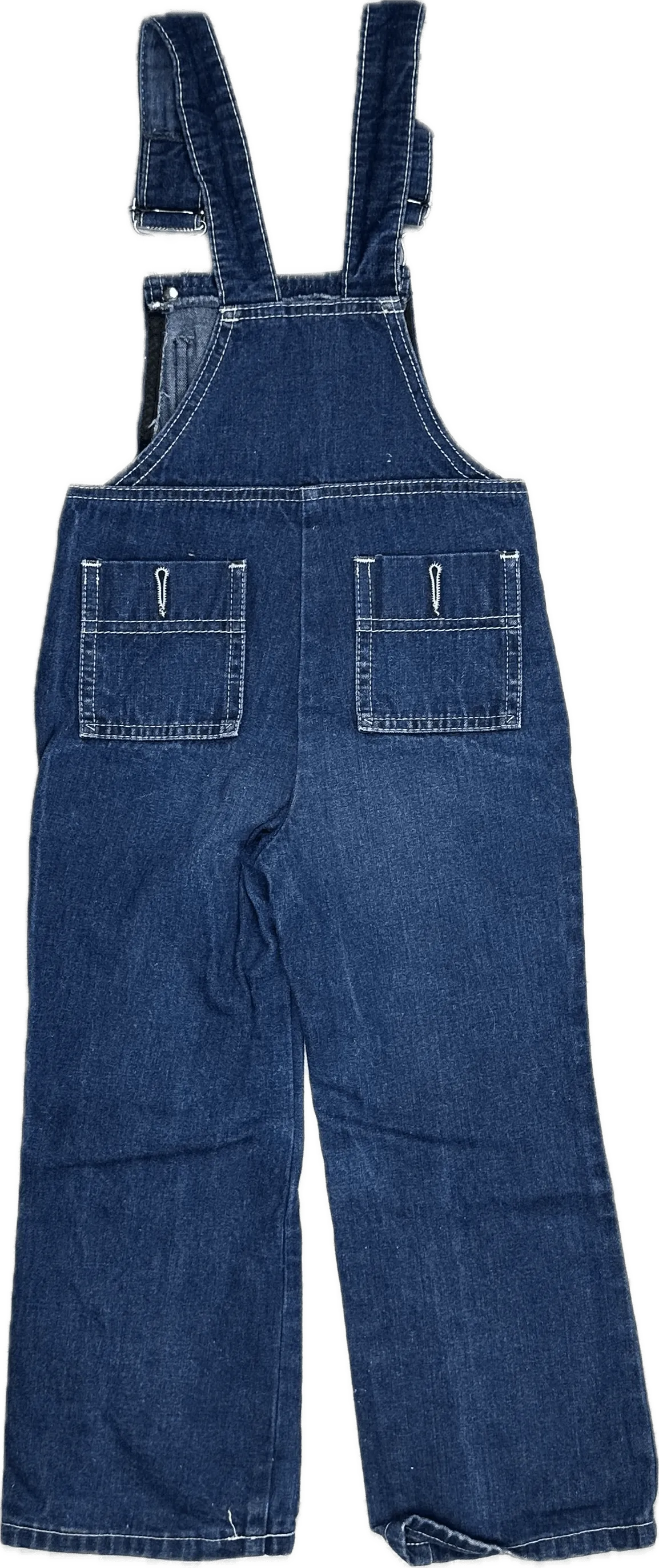 Vintage 1970's 'Hoppers' Australian Made Denim Dungaree Overalls - Size 2Y